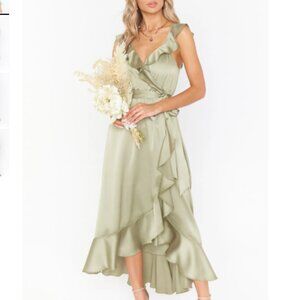 Samantha Ruffle Wrap Dress, Bridesmaid Dresses